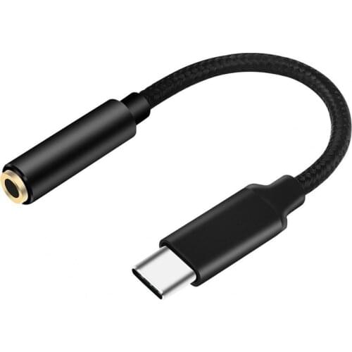 Type C 3.5 Jack Earphone Audio Aux Cable for xiaomi huawei USB to 3.5mm Headphones Adapter For SAMSUNG Galaxy Note 10 20 S10 S20