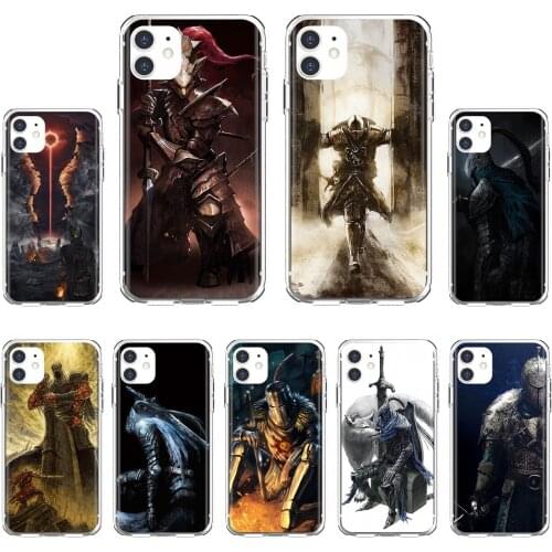 For Apple iPhone 10 11 12 Pro Mini 4S 5S SE 5C 6 6S 7 8 X XR XS Plus Max 2020 Nameless-King-Dark-souls-3-Games Phone Covers