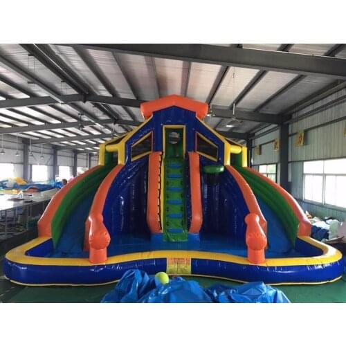 China Guangzhou) manufacturers selling inflatable slides, inflatable castles, Pool slide CB-79