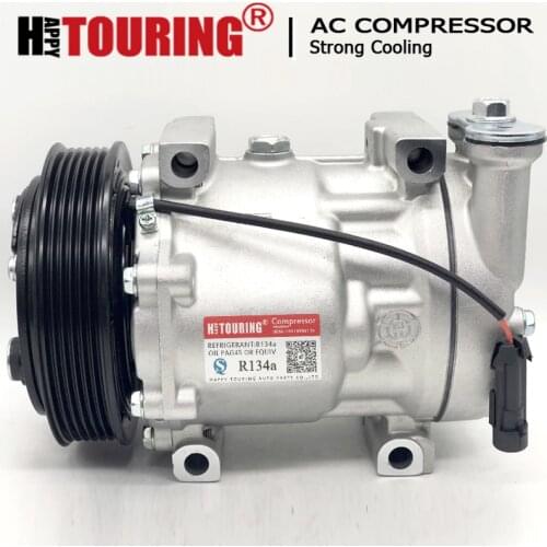 SD7V16 1174 1157 AC Compressor for Alfa Romeo Fiat Bravo Coupe Stilo Lancia Lybra 60814396 60653652 71721751 71721752 71781783