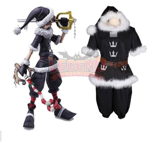 Cosplaylegend Game kingdom hearts Sora Cosplay Costume Halloween Christmas adult Costume custom made full set