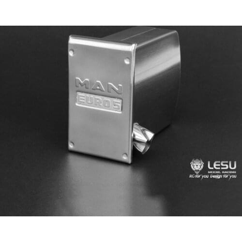 LESU Metal Exhaust Tank for 1/14 RC TAMIYA MAN Tractor Truck Dumper Model DIY Car
