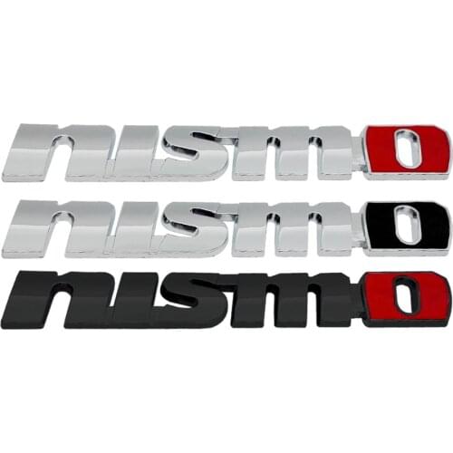 Metal Badge Nismo Logo Emblem Sticker Auto Decals Accessories for Nissan Qashqai X-trail Teana Almera Tiida Pathfinder Frontier