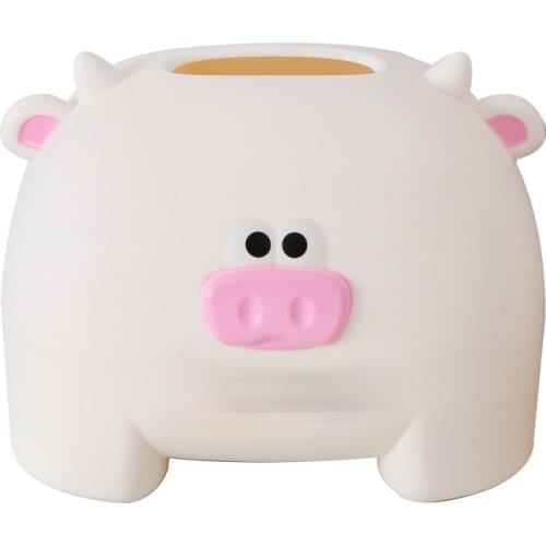 Cartoon Cute Home Living Room Tissue Box Simple Creative Desktop Toilet Roll Storage Box Waterproof Pumping Box
