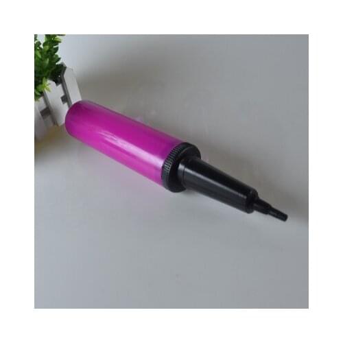 Pump portable gun decoration Inflatables Children Toy Hand Balloon Pumps Party Plastic Inflator Air Ball Pump Portable Gun