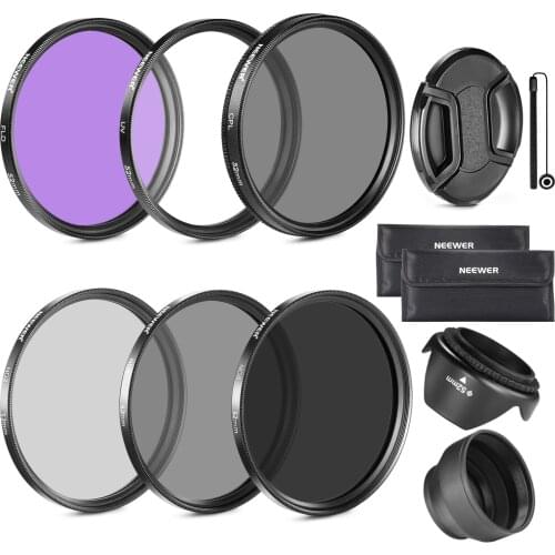 Neewer 52MM Lens Filter Accessory Kit for NIKON D7100/D7000/D5300/D5200/D5100/D5000/D3300/D3200/D3100/D3000/D90/D80 DSLR Cameras