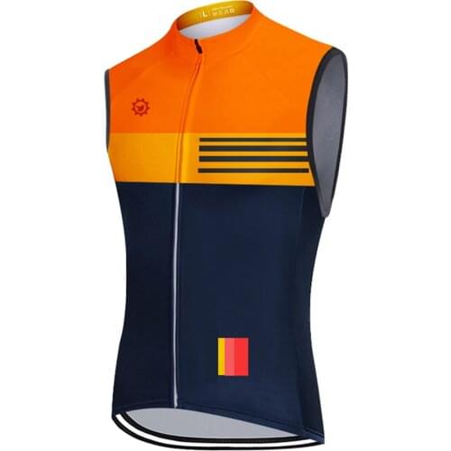 2021 New Pro Bicycle Team Sleeveless Vest Maillot Ciclismo Mens Cycling Jersey Summer breathable Cycling Clothing Vest