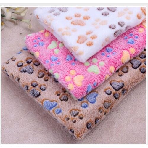 Pet Blanket Dog Blanket Super Soft Warm Coral Suede Kennel Pad Pet Litter Pad