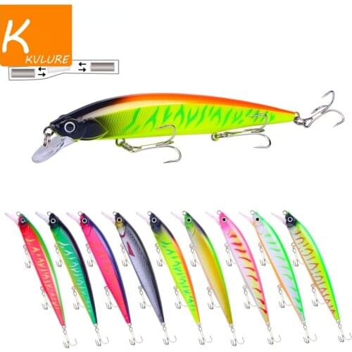 1Pcs Lifelike Wobbler Fishing Lure 3D Eyes 14cm/18.5g Minnow Artificial Hard Bait Fishing Tackle Floating Lure with 6# Hooks