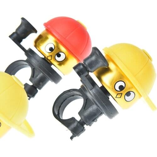 Bike Ride Horn Alarm Bicycle Bell Ring Lovely Kid Boy Hat Ring Bell For Cycling Bicycle
