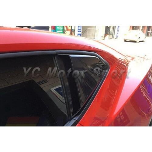 Carbon Fiber MP Concept Style Rear Side Window Vent Fit For 2016-2017 Camaro Rear Side Window Louvers Covers Vents Scoop