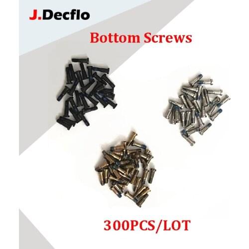 JDecflo 300Pcs/Lot Back Cover Screw Pentalobe Dock Bottom Case Screws For iphone 5S 6S 6 Plus 7 8 8Plus X 11 Quicker Ship