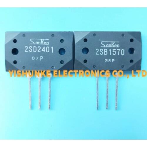 1 pair 2SB1570 2SD2401 B1570 D2401 TO-3PL Power amplifier pair tube