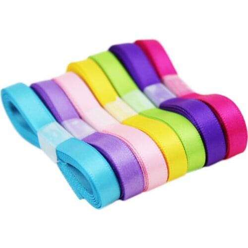 10 meters/lot) 9mm Double Face Satin ribbon polyester wholesale Christmas Ribbons