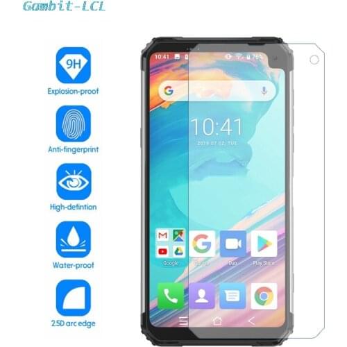 2PCS 2.5D 9H Premium Tempered Glass For Blackview BV6100 Screen Protector protective film ON Blackview BV6100 COVER