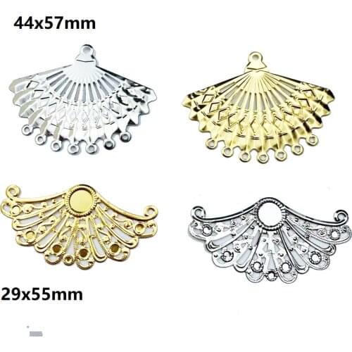 20Pcs Connector Metal Crafts Flower Filigree Wraps Connectors Embellishments For DIY Scrapbooking Home Decor