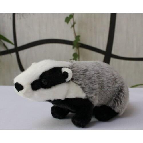 28cm new plush toy simulation Meles soft doll kids toy decoration birthday gift h1259
