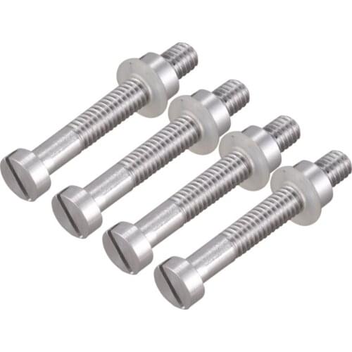 4Pcs M2.5x18.5mm Turntable Phonograph Screws,Hardware Replacement Headshells Cartridge Stylus Mounting Vinyl LP Record Player
