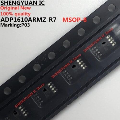 5 pcs/lot ADP1610ARMZ-R7 ADP1610ARMZ P03 MSOP-8 ADP1610 1.2 MHz DC-DC Step-Up Switching Converter 100% new imported original