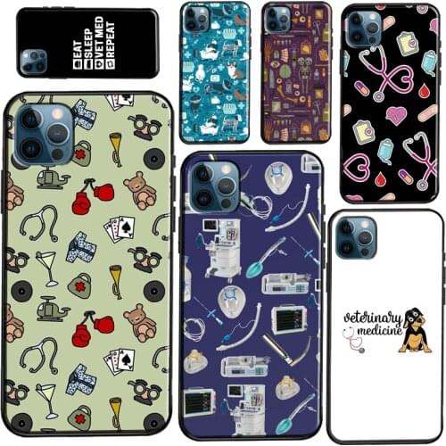 X-Ray Veterinary Medicine Soft Case For iPhone 12 Pro Max Mini 11 Pro Max X XR XS Max SE 2020 8 7 Plus Phone Cover