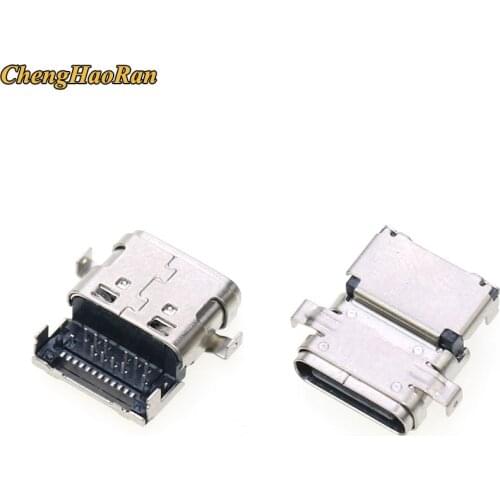 ChengHaoRan 1-10pcs Type-C USB C Charging Socket Port Plug DC Power Jack Connector For ASUS C523N C523NA-DH02 Tyep c