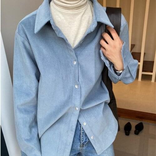 Colorfaith Women's Corduroy Shirts