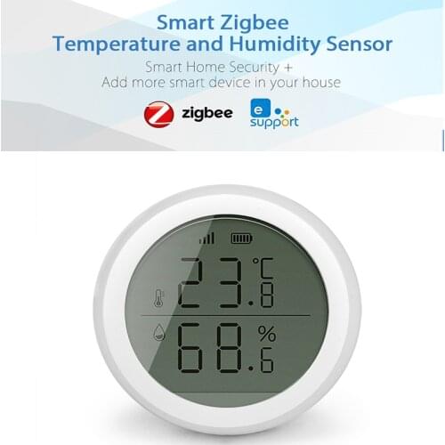 EWelink Smart Home EWelink Temperature And Humidity Sensor Zigbee Temperature And Humidity Detector Mobbile Phone Monitoring