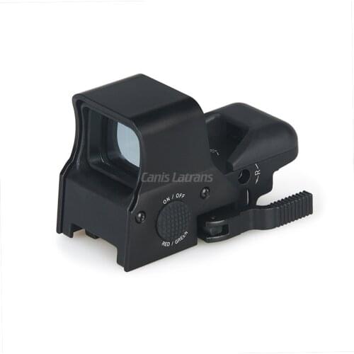 HOT SALE Rail Rifle Scope Airsoft Optics Scope Red Dot Sight Reflex 4 Reticle Mini Red Green Color For Hunting Shooting GZ2-0083