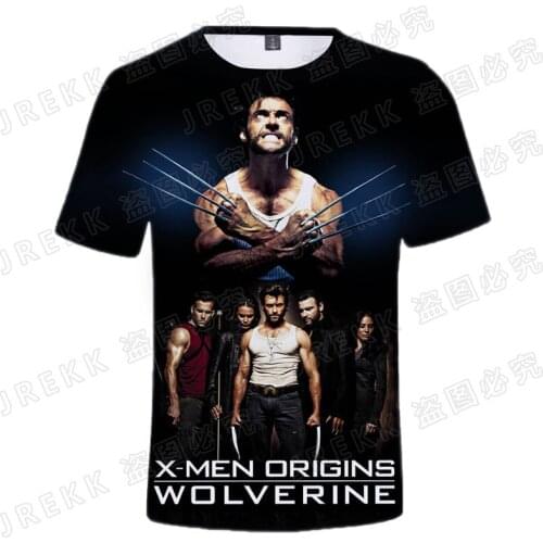 X-Men Wolverine 3D T shirt Men Women Children Summer Fashion Streetwear Boy Girl Kids Short Sleeve Printed T-shirt Cool Tops Tee