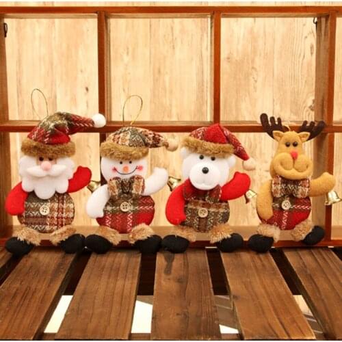 Cartoon Doll Christmas Ornaments Christmas Ornaments Home Santa Claus Gifts Toys Crafts Table Decoration Christmas 2021 New Year