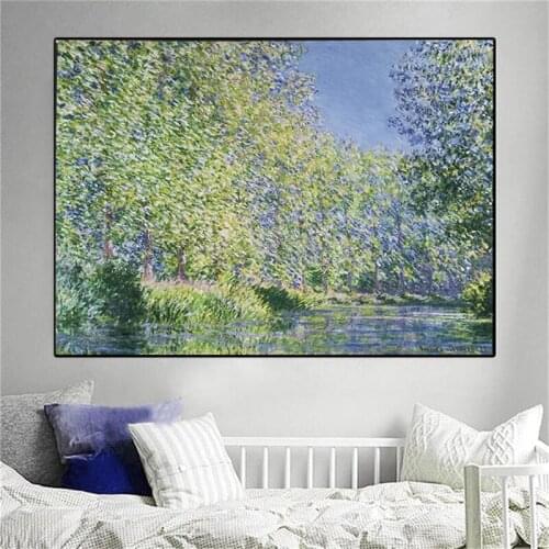 Claude Monet Impressionist Canvas Art Painting Landscape Posters and Prints Wall Art for Living Room Home Decor Cuadros