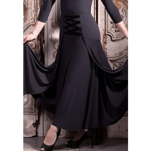 Modern dance costume Standard Waltz Skirt Half-body Longuette Buttocks 17014 abiti da ballo liscio standard