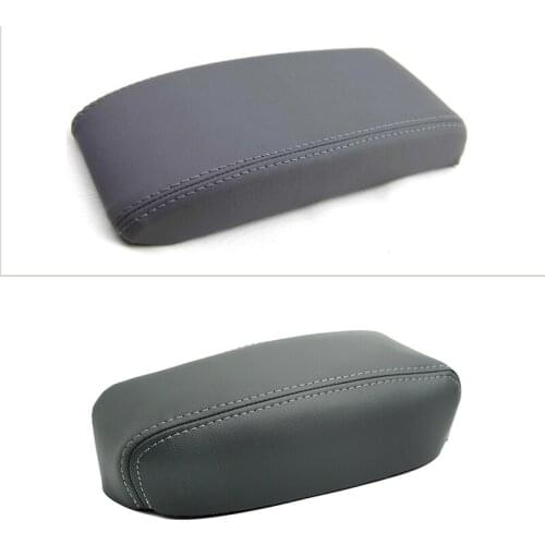 Gray Color For Toyota 4Runner 1996 1997 1998 1999 2000 2001 2002 Microfiber Leather Car Center Control Armrest Box Cover Trim