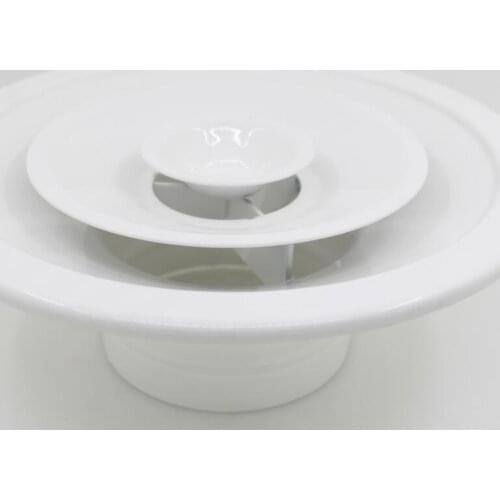 100-250mm Aluminum alloy Round Diffuser Ducting Ventilation Cover adjustable Air Vent Grill Cover