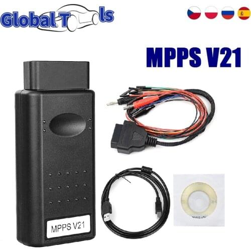 MPPS V21 with Breakout Tricore Cable EU STOCKS EEPROM MPPS V16 OBD2 MPPS V13 ECU Chip Tuning Tool for EDC15 EDC16 EDC17 MPPS V18