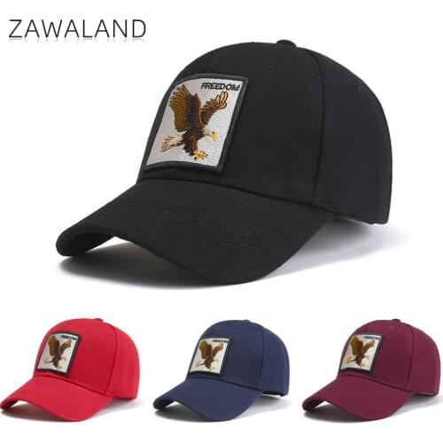 Zawaland 2021 New Animal Embroidery Baseball Caps Men Women Outdoor Sports Caps Couple Adjustable Casual Hats Sun Protection