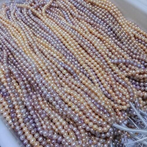 Wholesale Natural Freshwater Round Pearl Loose Beads DIY Strand New 14.5" 7-8mm