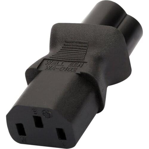 Plug Converter Adapter PDU UPS C13 A C6 IEC320 C13 A C6 Kettle To Laptop Power NEW HOT