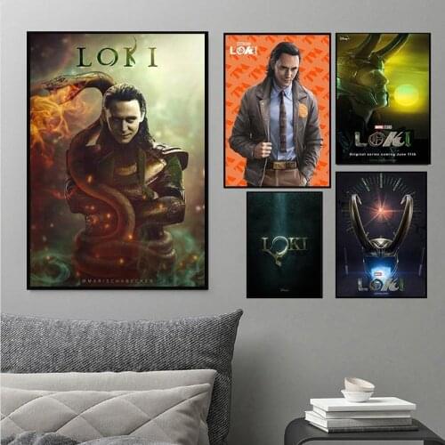 Marvel Superhero Popular Released Loki Season 1 TV Series Propaganda Poster Canvas Painting Living Room Bedroom Home Decoration