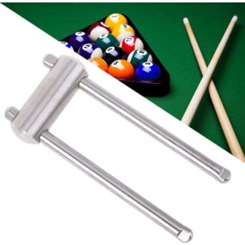 Stainless Steel Cue Tip Press Tool Shaper for 14mm Pool Snooker Billiard Round Cues Stick