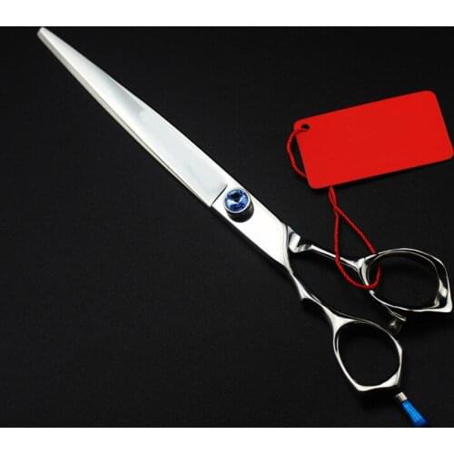 8.0 inch Professional pet scissors left hand japan 440c Stainless Steel Pet cutting Scissors for Dog Grooming shears