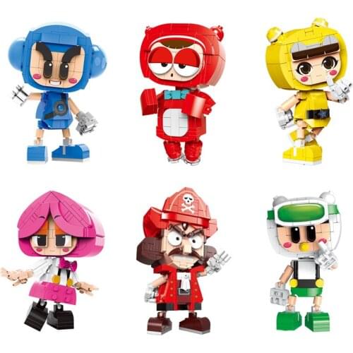 Kart Racing Series Bricks Toys Collection Of Game Characters Dolls Dao/Tutu/Dizni/Marid/Ludmani/Uni Building Blocks Mini Model