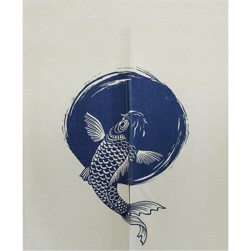 Japanese Noren Doorway Half Long Curtain ing Tapestry 85x150cm/34x59inch