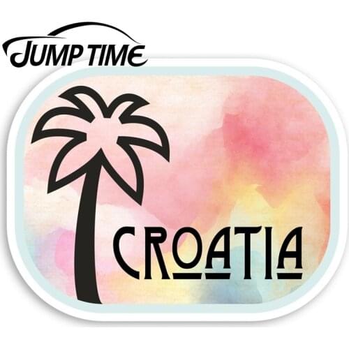Jump Time for Pretty Croatia Vinyl Stickers Balkans Sticker Laptop Luggage Truck Window Bumper Decal Waterproof Accessories