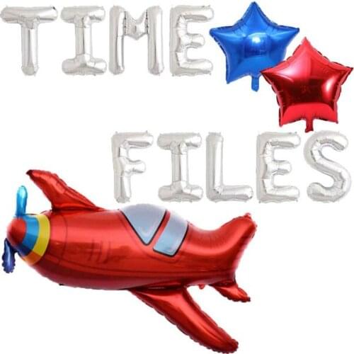 Time Flies Balloons, Airplane Birthday Party Decorations, Airplane Aviator Adventure Themed Boys Girls Kids