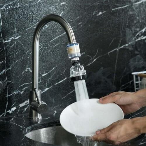 1PC Dechlorination Rotatable Spray Head Tap Durable Faucet Filter Nozzle KitchenTap Nozzle Torneiras Tap Filter Faucet