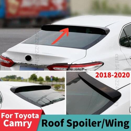Roof Rear Spoiler Wing Racing Sport Boot Lip Modification Tuning Accessories Trim Tail Refit For Toyota Camry 2018 2019 2020