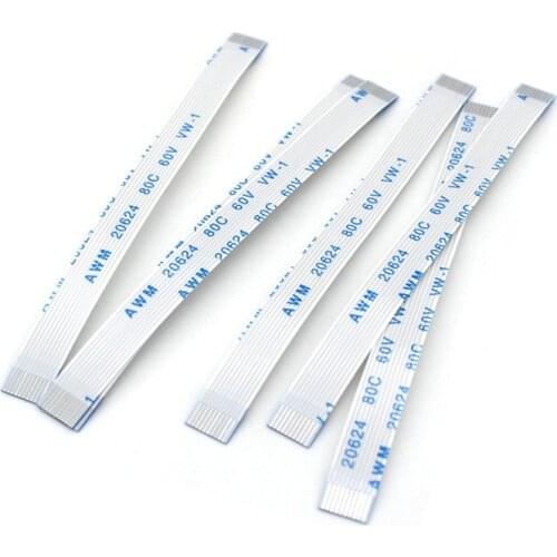 100pcs 0.5mm FPC FFC Flexible Flat Cable A/B Type 50/100/150/200mm 4P 6/7/8/10/12/14/15/16/18/20/22/26/28/30/32/34/38/40/50PIN