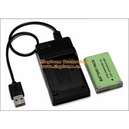 1x NB12L NB-12L Battery and 1x USB Charger (2-In-1) for Canon PowerShot G1 X Mark II N100 Cameras and VIXIA Mini X Camcorders