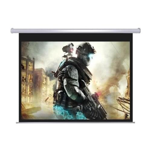84 Inch 4:3 Pull Down Autolocking Selflocking Manual Projector Screen In Bulk
